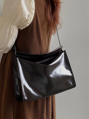 Oil Wax Leather Women's Shoulder Bag Large Capacity Messenger Bags