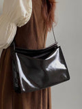 Oil Wax Leather Women's Shoulder Bag Large Capacity Messenger Bags