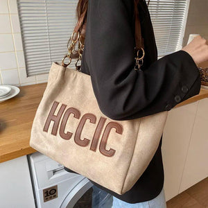 Large Capacity Tote Bags for Women Vintage Shoulder Bag