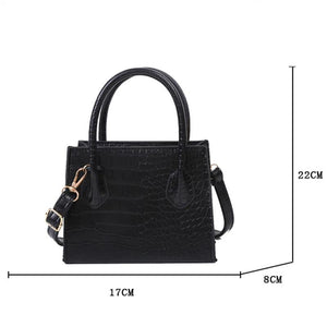 Crocodile Pattern Small Shoulder Bag for Women, Fresh and Stylish Design