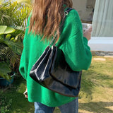 Women's Shoulder Bag Chain Strap Tote Casual Female Underarm Purses