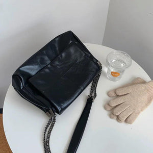 Women's Shoulder Bag Chain Strap Tote Casual Female Underarm Purses