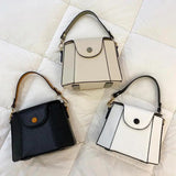 Small Fresh Diagonal Shoulder Bucket Bag for Autumn and Winter