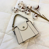 Small Fresh Diagonal Shoulder Bucket Bag for Autumn and Winter