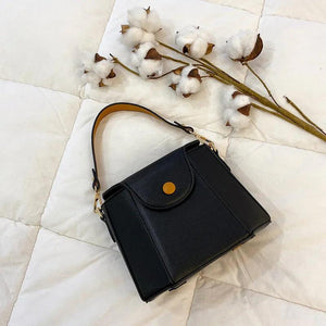 Small Fresh Diagonal Shoulder Bucket Bag for Autumn and Winter