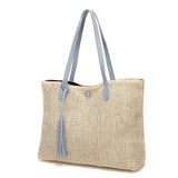 Arrive Women's Straw Large Tote Shoulder Bag Tassel Handbag B149