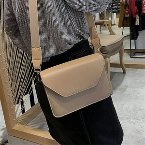 Small Square Bag Women's PU Leather Shoulder Bag