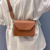 Small Square Bag Women's PU Leather Shoulder Bag
