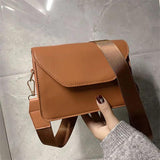 Small Square Bag Women's PU Leather Shoulder Bag