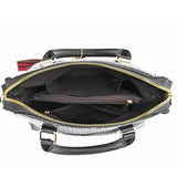 Crocodile Pattern Handbag Women PU Leather Tassel Shoulder Bag Lady Purse