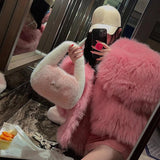 Plush Shoulder Bag Faux Fur Clutch Purse Tote Handbag Winter Female Party