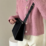Matte Leather Square Shoulder Bags for Women Ladies Crossbody Messenger Bag
