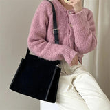 Matte Leather Square Shoulder Bags for Women Ladies Crossbody Messenger Bag