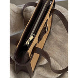 Vintage Women Faux Suede Shoulder Bag Soft Leather Ladies Messenger Bag