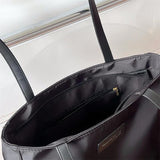 Large Capacity Women's Tote Shoulder Bags Solid Ladies Daily Commuting Underarm