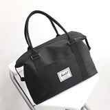 Women Leisure Canvas Travel Bag Large Capacity Waterproof Tote Handbag