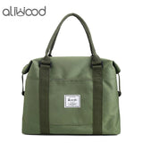 Women Leisure Canvas Travel Bag Large Capacity Waterproof Tote Handbag