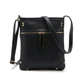 Women Messenger Bag Leather Crossbody Satchel Retro Handbag Purse
