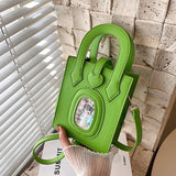 Spring High Women's Handbag Solid Cartoon Crossbody Bag