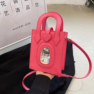 Spring High Women's Handbag Solid Cartoon Crossbody Bag