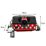 PU Female Messenger Bag Cartoon Bow Shoulder Bag Casual BAG0021