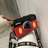PU Female Messenger Bag Cartoon Bow Shoulder Bag Casual BAG0021