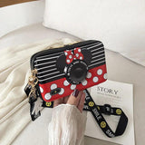 PU Female Messenger Bag Cartoon Bow Shoulder Bag Casual BAG0021