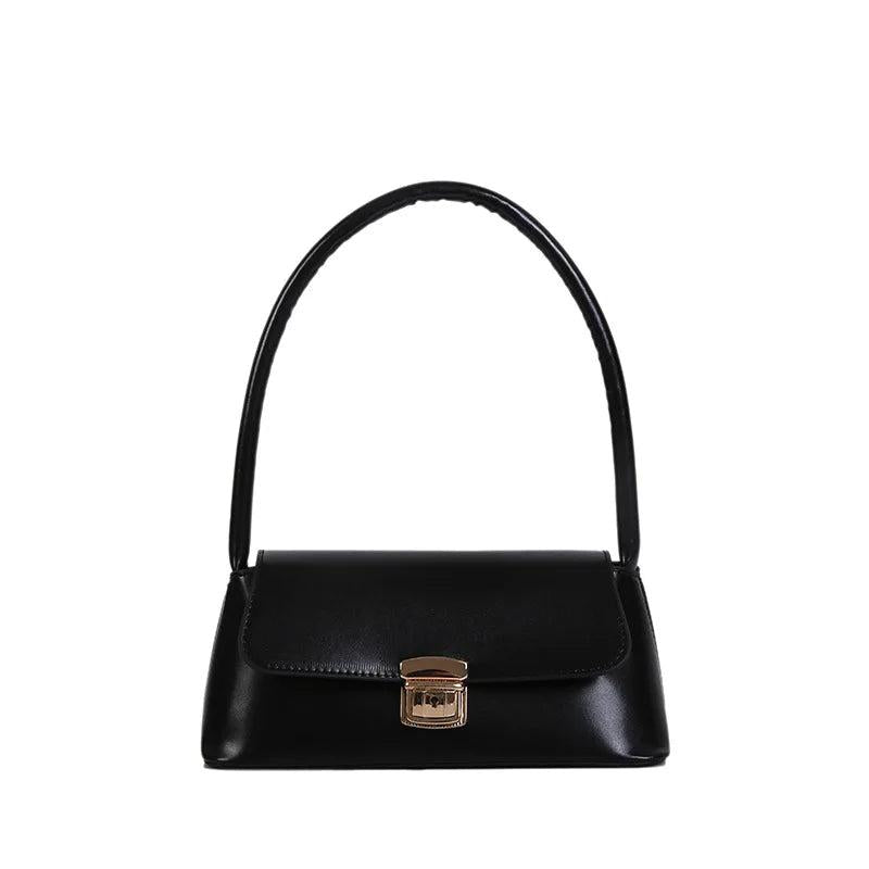 Retro Women Shoulder Bags Flap Leather Crossbody Bags Underarm Bag