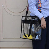 Summer PVC Clear Handbag Large Size Beach Tote Shoulder Bag