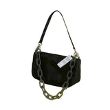 Canvas Shoulder Bag Chain Handbag Large Capacity Casual Single Shoulder Bag