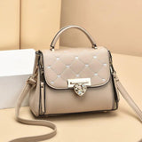 Autumn Rhombus One-shoulder Small Square Bag Women