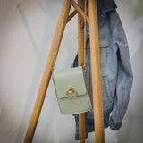 Mini Metal Ring Flap Chain Crossbody Bag for Women Ins Style Handbag