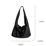 Canvas Totes Bags Women Casual Wild Ladies Handbags Solid Shoulder Women Bag