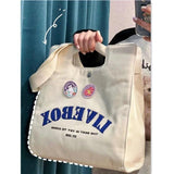 College Crossbody Bag Canvas Commuter Shoulder Bag