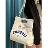 College Crossbody Bag Canvas Commuter Shoulder Bag