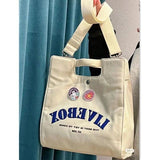 College Crossbody Bag Canvas Commuter Shoulder Bag