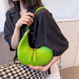 Vintage Green PU Leather Shoulder Bag Mini Purse Handbag Clutches
