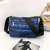 Winter Shoulder Bags For Women Handbag Space Pad Cotton Down Bag Tote Female