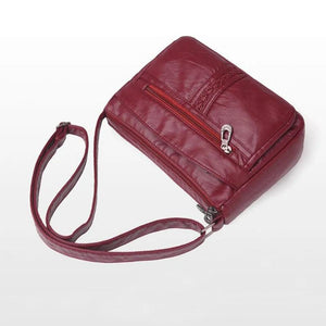 Vintage Women Shoulder Bag Pu Leather Crossbody Bag Casual Purse