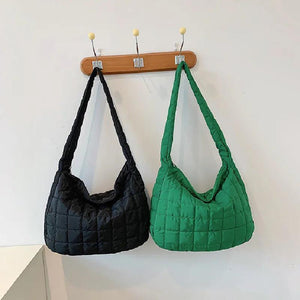 Casual Ladies Tote Shoulder Bag with Embroidery Thread Handbags for Women