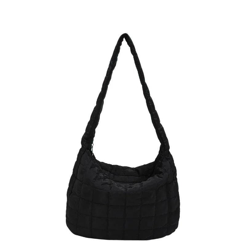 Casual Ladies Tote Shoulder Bag with Embroidery Thread Handbags for Women