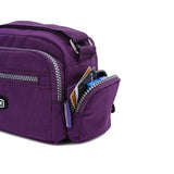 Women's CrossBody Bag Small Square Handbag Messenger Bag Nylon Purse