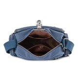 Women's CrossBody Bag Small Square Handbag Messenger Bag Nylon Purse