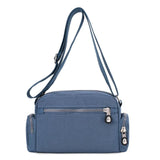 Women's CrossBody Bag Small Square Handbag Messenger Bag Nylon Purse