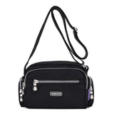 Women's CrossBody Bag Small Square Handbag Messenger Bag Nylon Purse