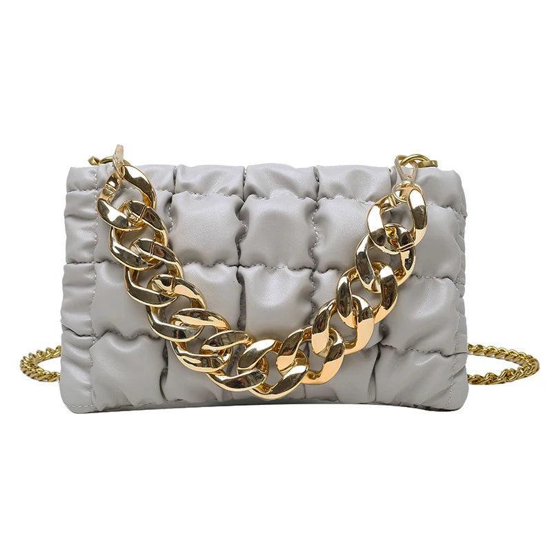 Chain Quilted Shoulder Purses Handbag Female Clutch Bags Ladies Hand Bag