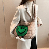Large Tote Padded Handbags Casual Cartoon Women Shoulder Bags