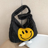 Large Tote Padded Handbags Casual Cartoon Women Shoulder Bags