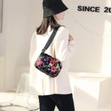 Rural Style Crossbody Shoulder Bag Flower Waterproof Handbag
