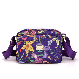 Rural Style Crossbody Shoulder Bag Flower Waterproof Handbag
